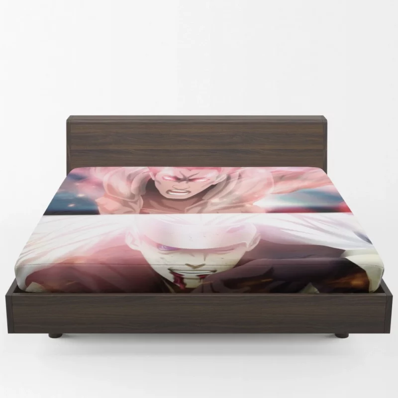 Might Guy vs Madara Uchiha Epic Clash Anime Fitted Sheet 1