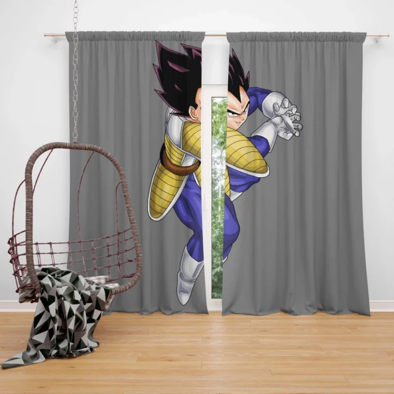 Mighty Prince Vegeta Legacy Anime Curtain