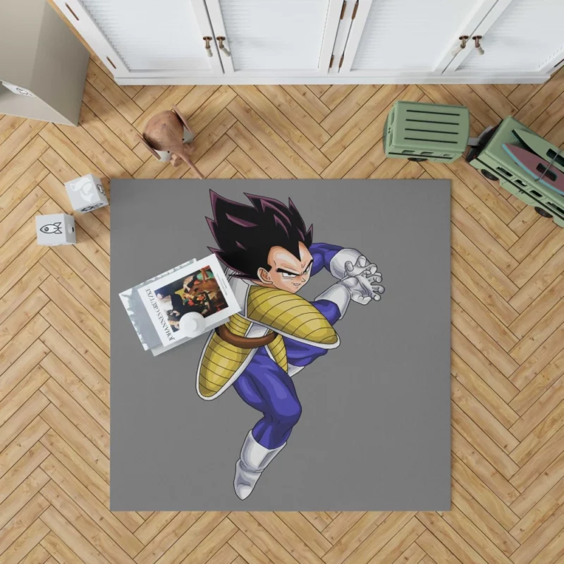 Mighty Prince Vegeta Legacy Anime Rug