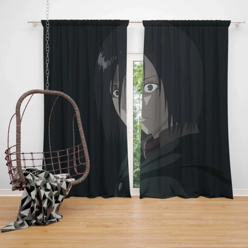 Mikasa Ackerman A Soldier Pride Anime Curtain