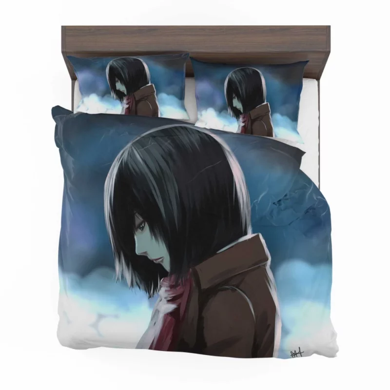 Mikasa Ackerman Anime Attack On Titan Bedding Set 1