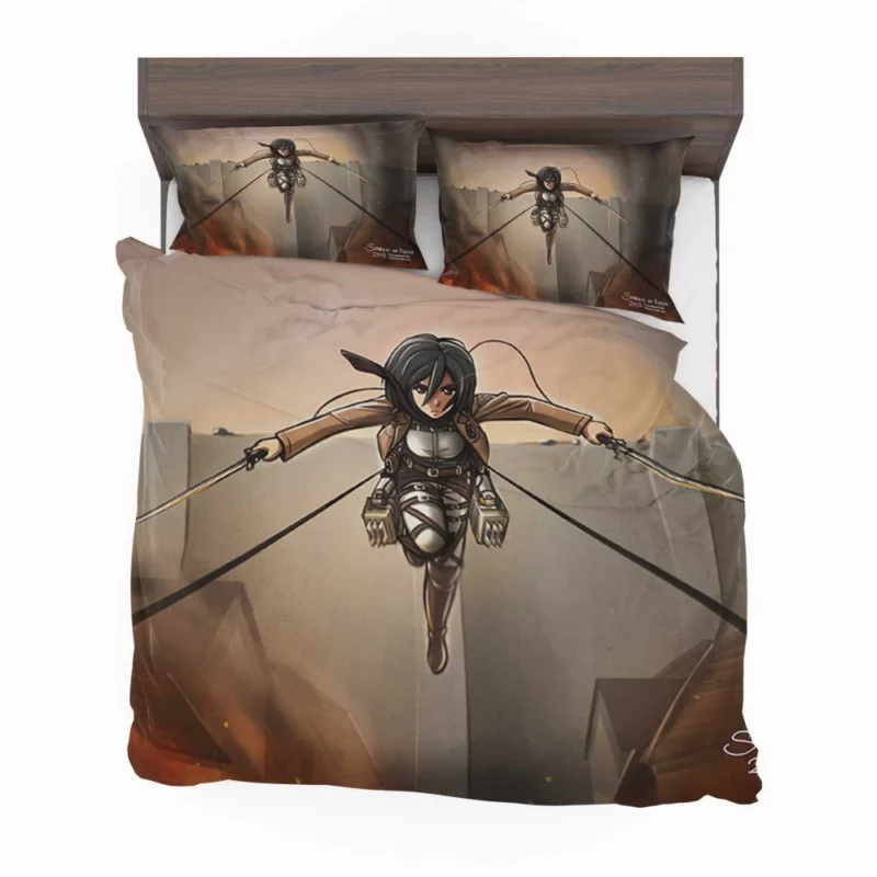 Mikasa Ackerman Anime Series Bedding Set 1