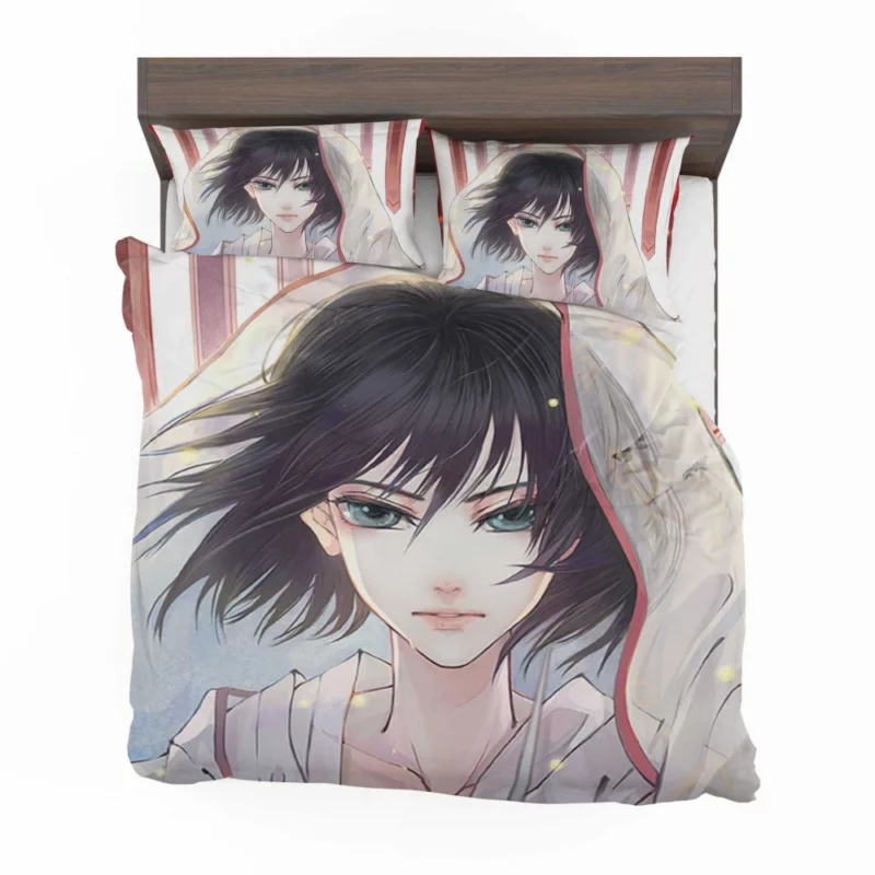 Mikasa Ackerman Blade of Freedom Anime Bedding Set 1