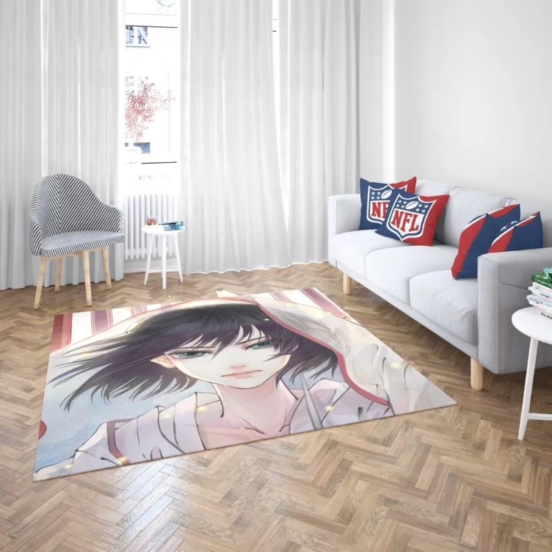 Mikasa Ackerman Blade of Freedom Anime Rug 2