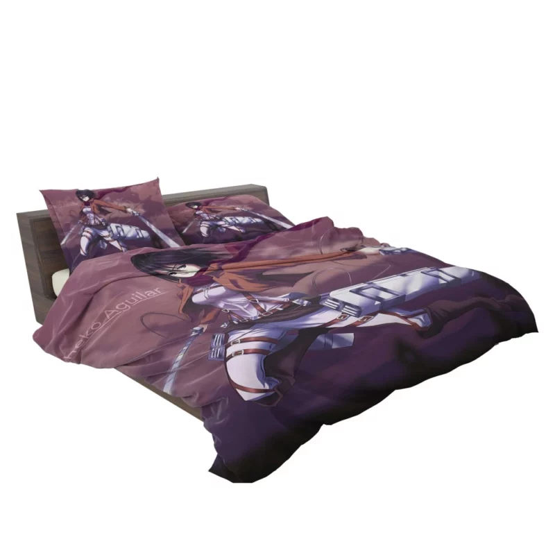 Mikasa Ackerman Blades of Freedom Anime Bedding Set 2