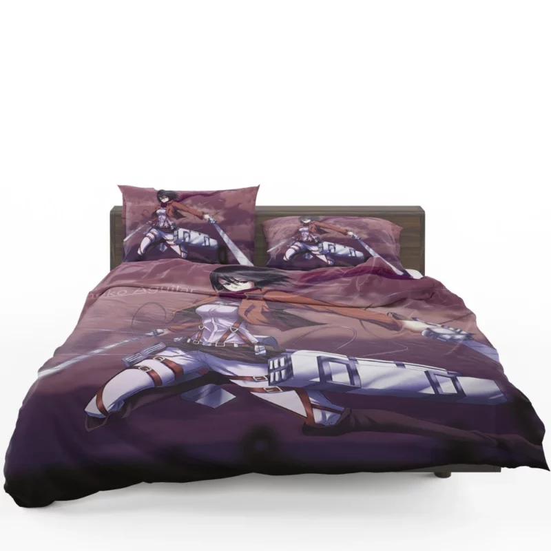 Mikasa Ackerman Blades of Freedom Anime Bedding Set