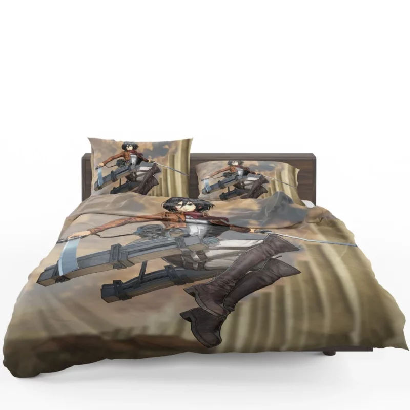 Mikasa Ackerman Cutting Edge Anime Bedding Set