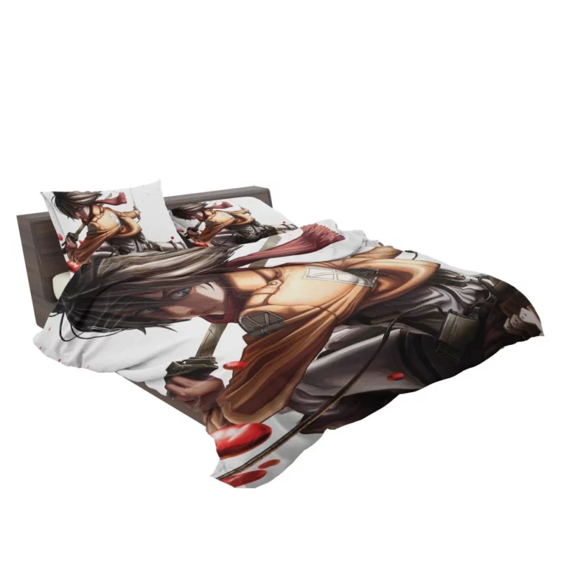 Mikasa Ackerman Echoes of Battle Anime Bedding Set 2