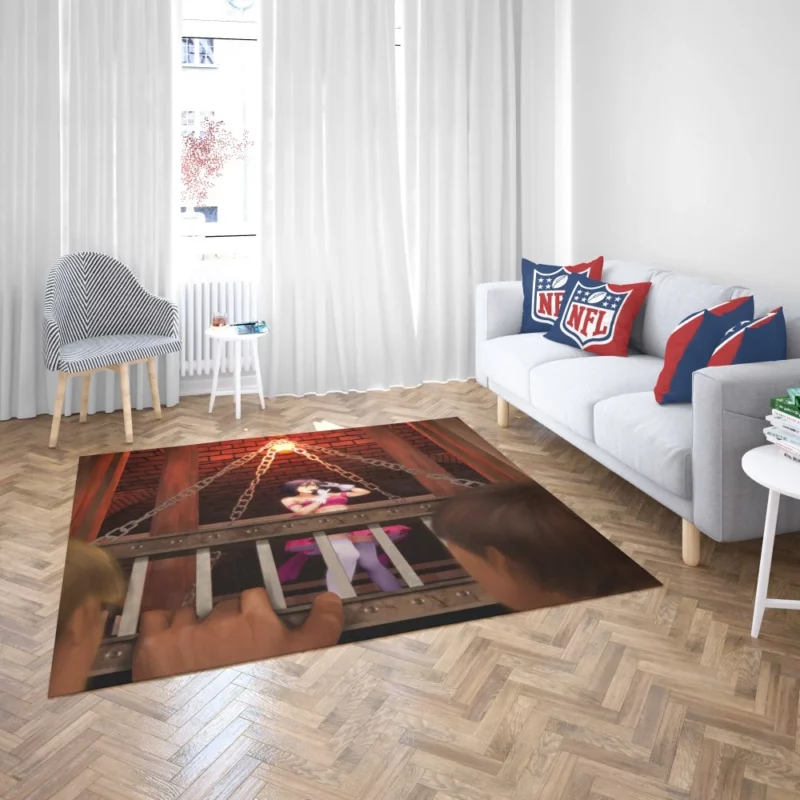 Mikasa Ackerman Eternal Warrior Anime Rug 2