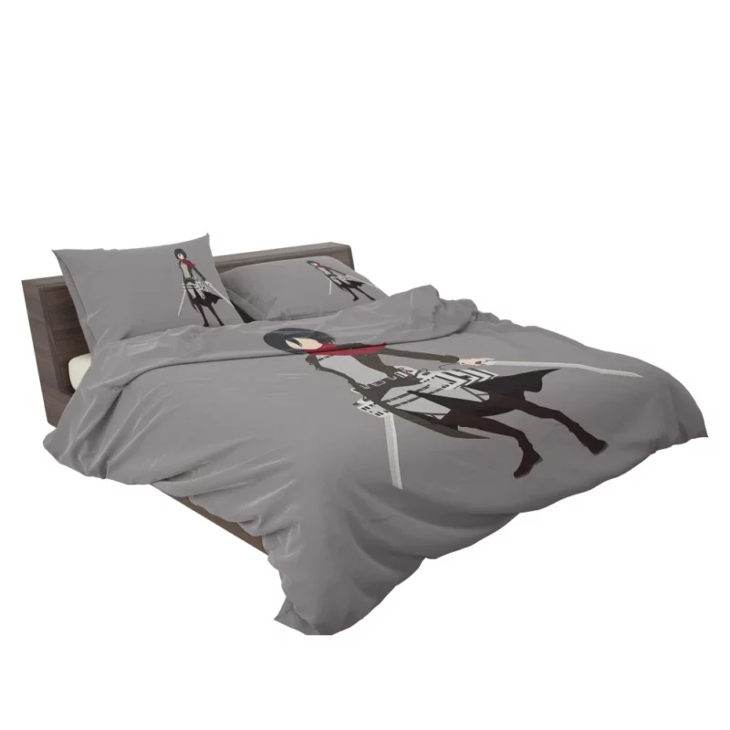 Mikasa Ackerman Heart of Steel Anime Bedding Set 2