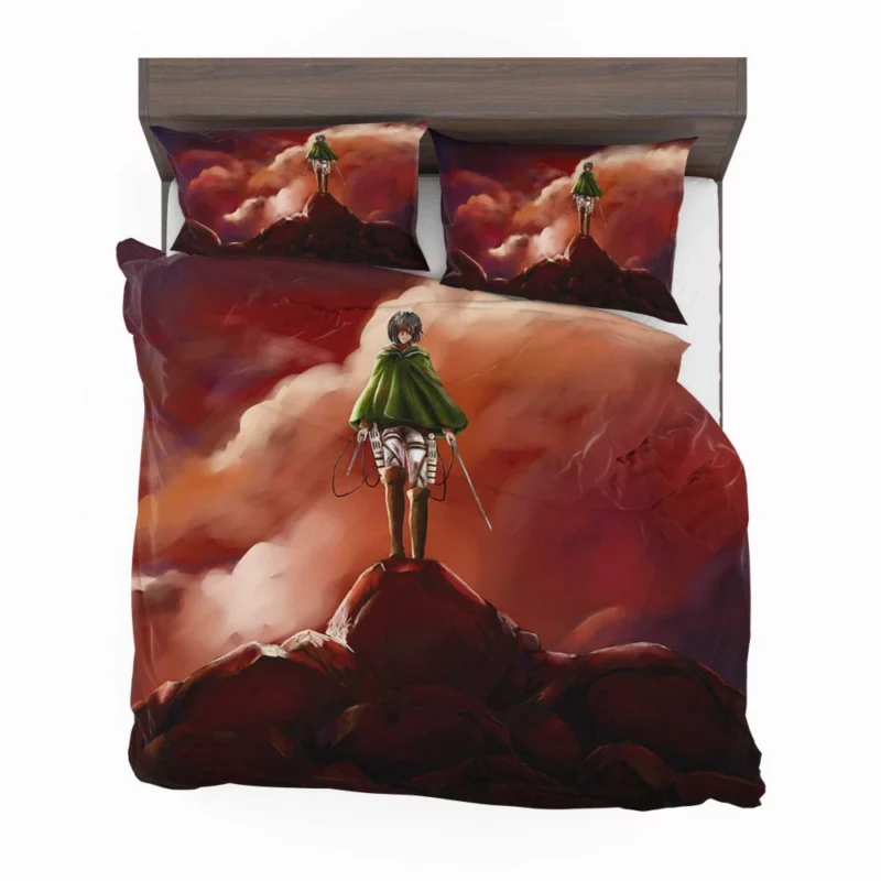 Mikasa Ackerman Humanity Shield Anime Bedding Set 1