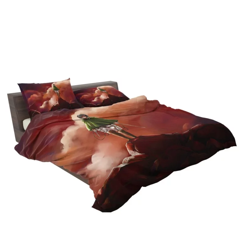 Mikasa Ackerman Humanity Shield Anime Bedding Set 2