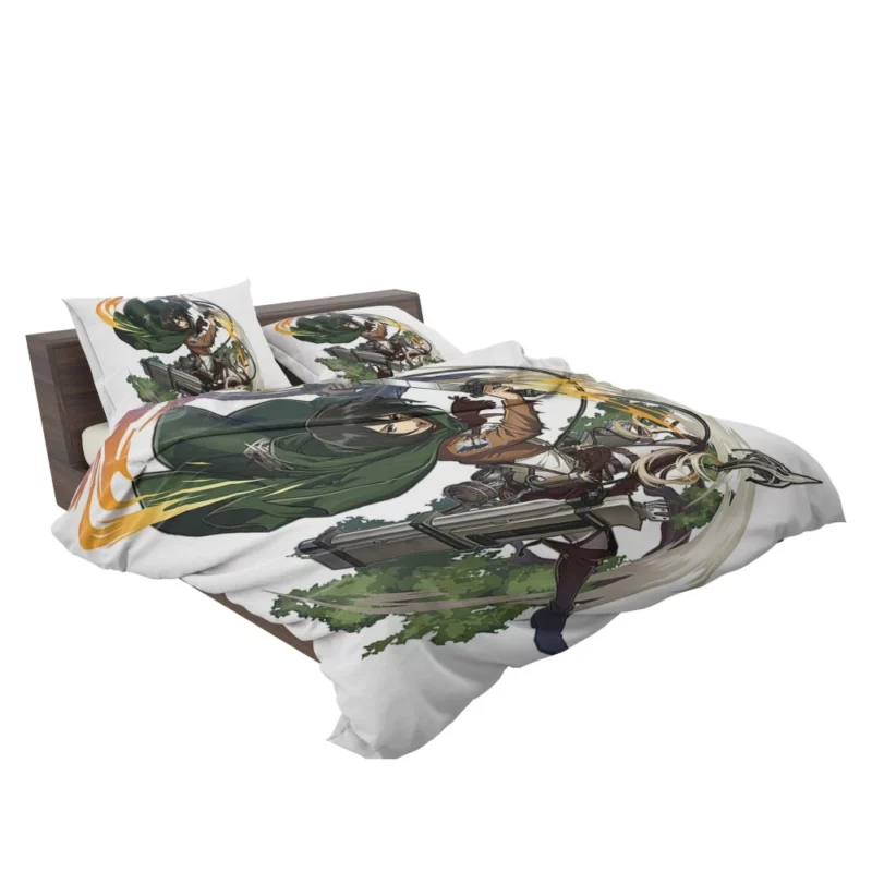 Mikasa Ackerman Resolute Warrior Anime Bedding Set 2