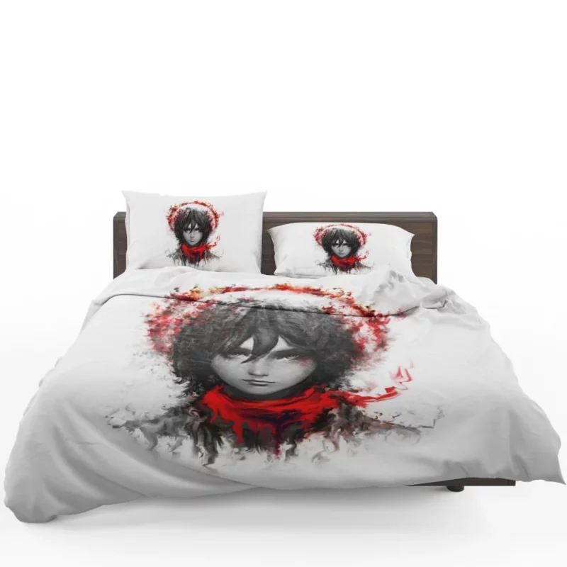 Mikasa Ackerman Rise of Power Anime Bedding Set