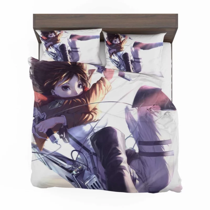 Mikasa Ackerman Rising Power Anime Bedding Set 1