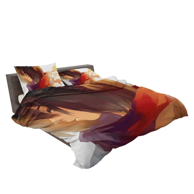 Mikasa Ackerman Scarf of Power Anime Bedding Set 2