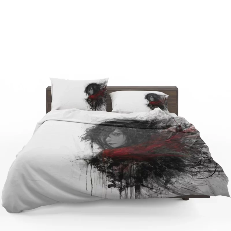 Mikasa Ackerman Shingeki Power Anime Bedding Set