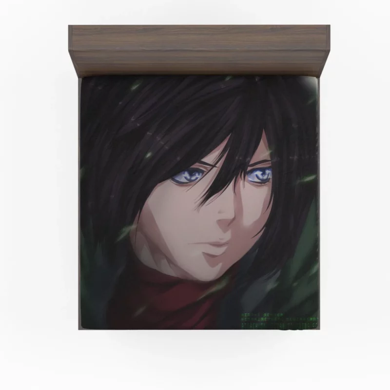 Mikasa Ackerman Steadfast Soldier Anime Fitted Sheet