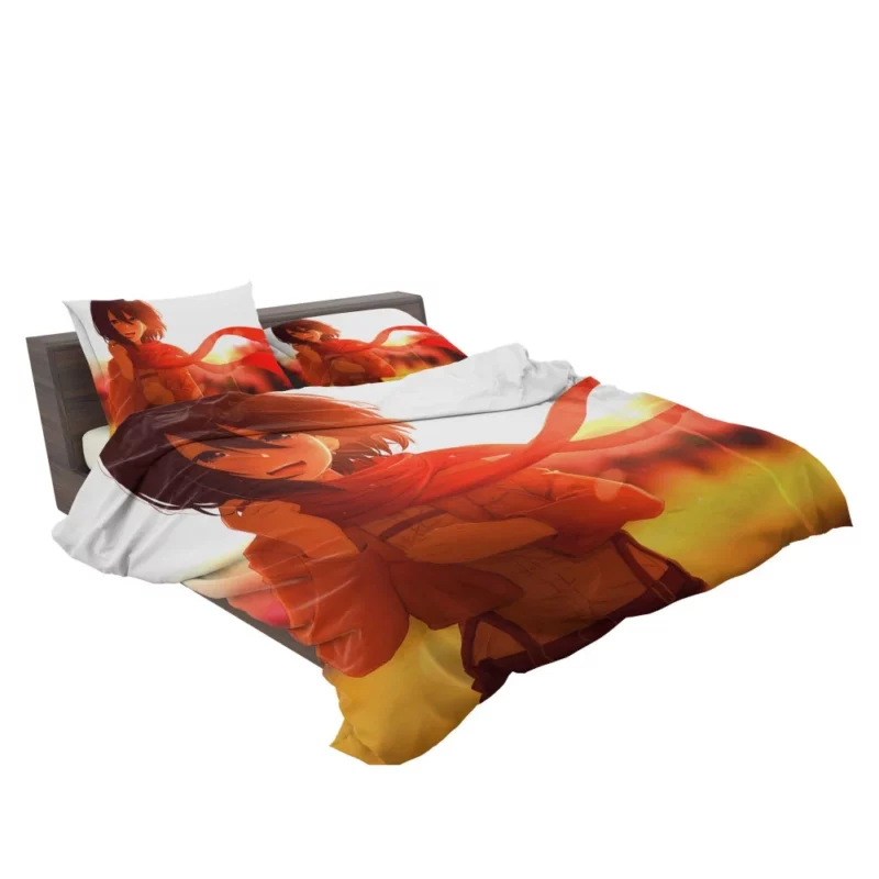 Mikasa Ackerman Steel Resolve Anime Bedding Set 2