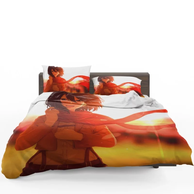 Mikasa Ackerman Steel Resolve Anime Bedding Set