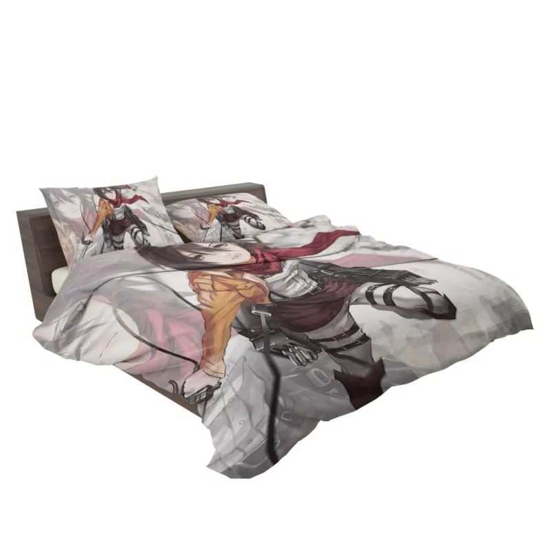 Mikasa Ackerman Strength and Heart Anime Bedding Set 2