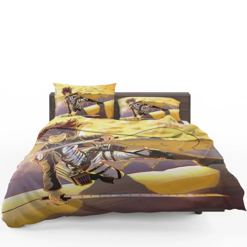 Mikasa Ackerman Sword of Justice Anime Bedding Set