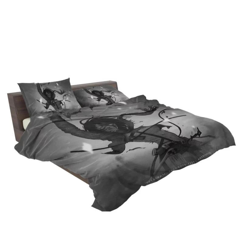 Mikasa Ackerman Titan Bane Anime Bedding Set 2