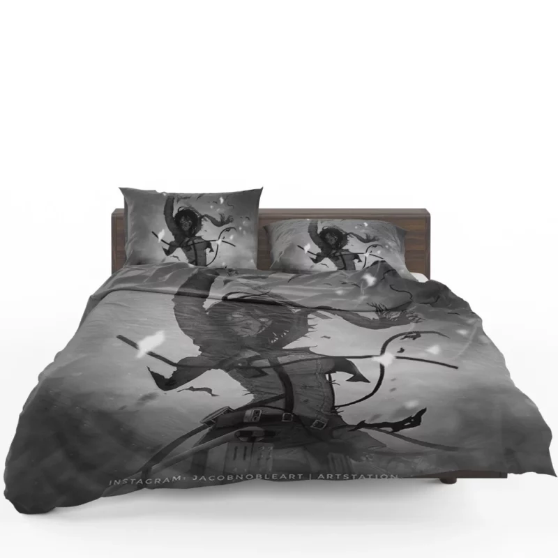 Mikasa Ackerman Titan Bane Anime Bedding Set