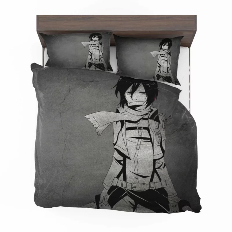 Mikasa Ackerman Titan Guardian Anime Bedding Set 1