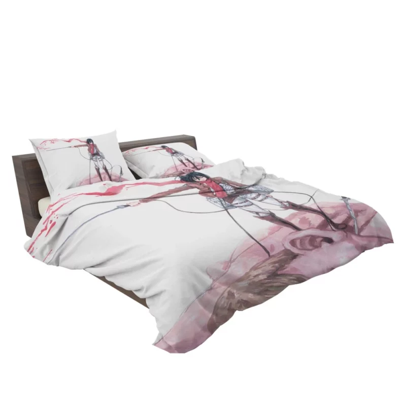 Mikasa Ackerman Titan Legacy Anime Bedding Set 2