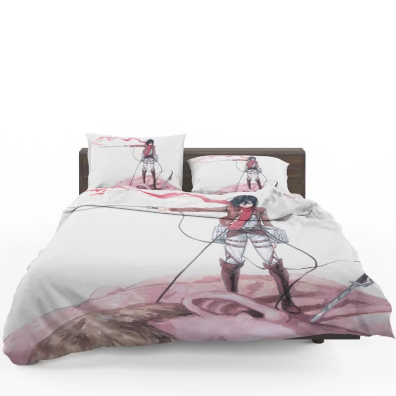 Mikasa Ackerman Titan Legacy Anime Bedding Set