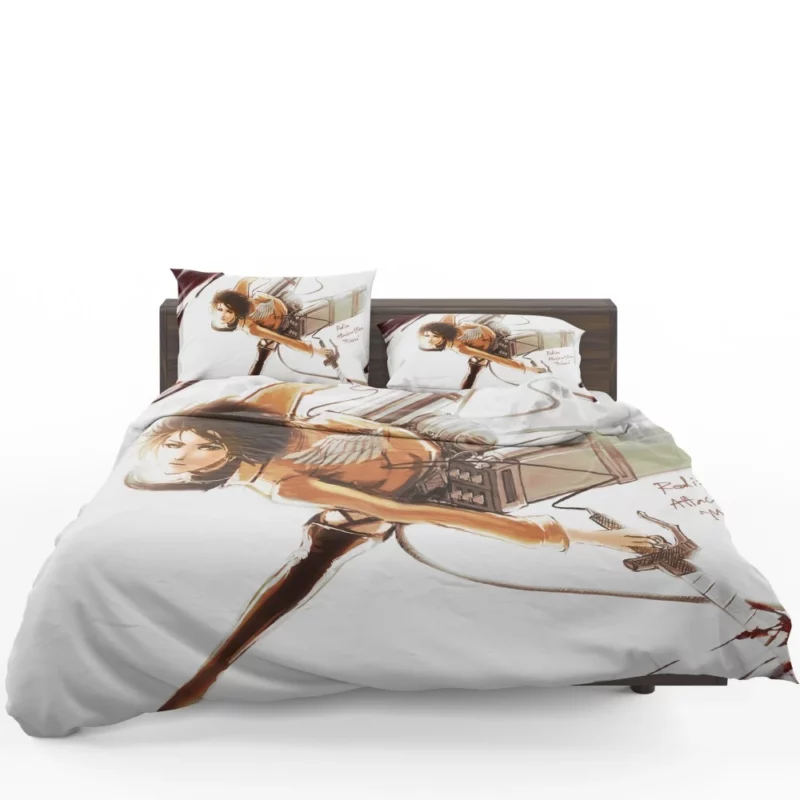 Mikasa Ackerman Titan Slayer Anime Bedding Set