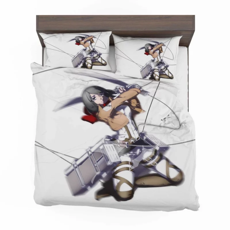 Mikasa Ackerman Titan Struggle Anime Bedding Set 1