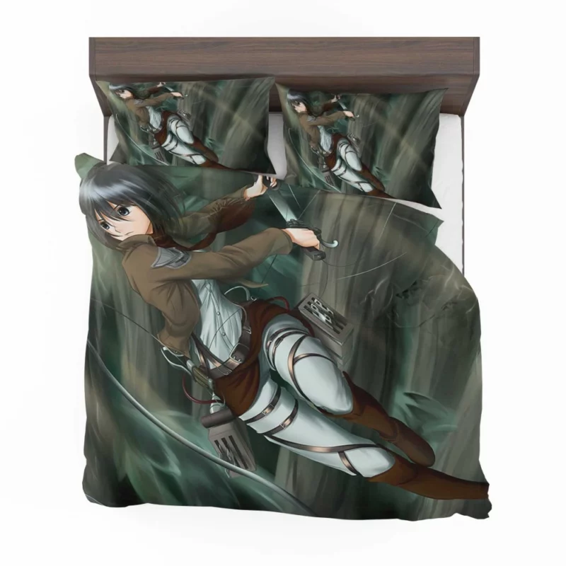 Mikasa Ackerman Titan Valor Anime Bedding Set 1