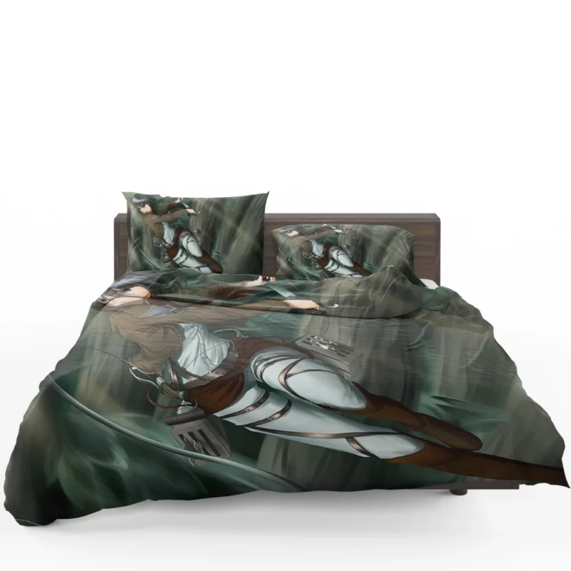 Mikasa Ackerman Titan Valor Anime Bedding Set