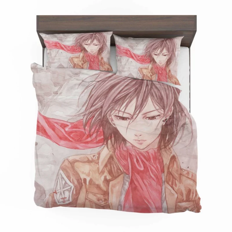 Mikasa Ackerman Ultimate Battle Anime Bedding Set 1