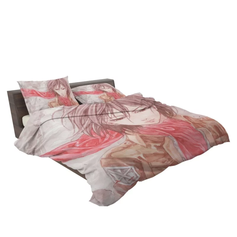 Mikasa Ackerman Ultimate Battle Anime Bedding Set 2