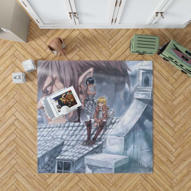 Mikasa Ackerman Unbreakable Bonds Anime Rug