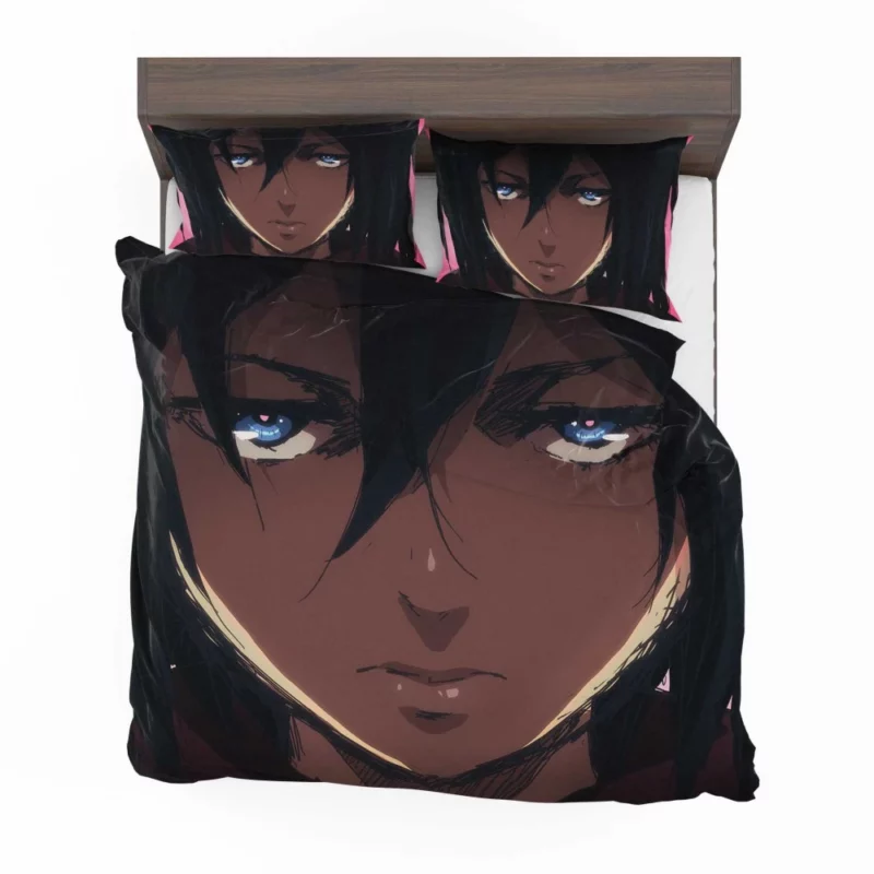 Mikasa Ackerman Unbreakable Will Anime Bedding Set 1