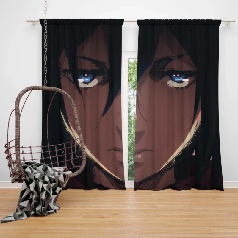 Mikasa Ackerman Unbreakable Will Anime Curtain