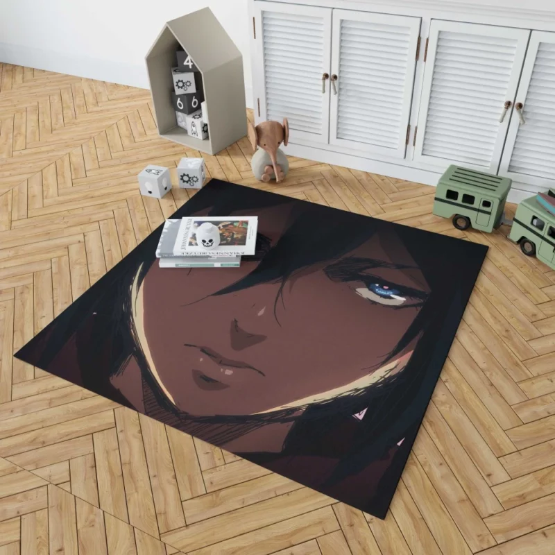 Mikasa Ackerman Unbreakable Will Anime Rug 1