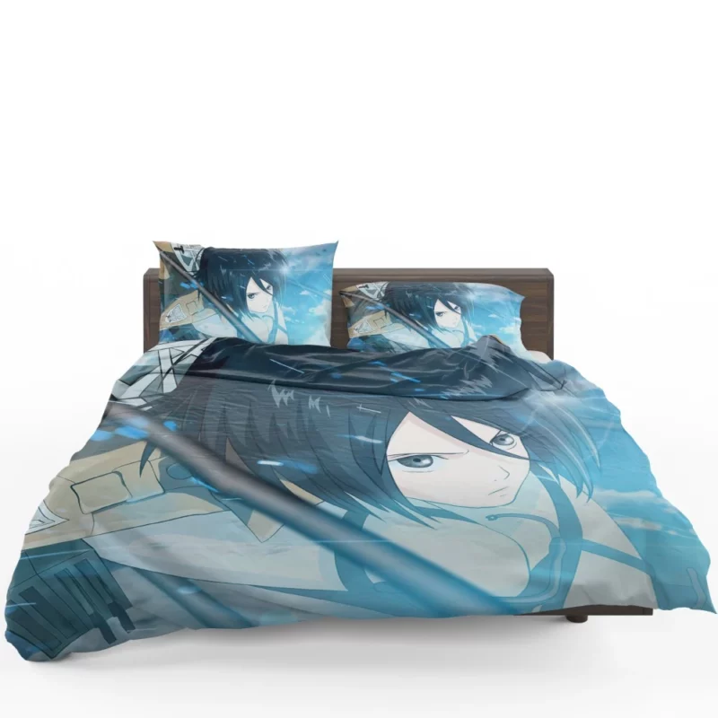 Mikasa Ackerman Unstoppable Force Anime Bedding Set