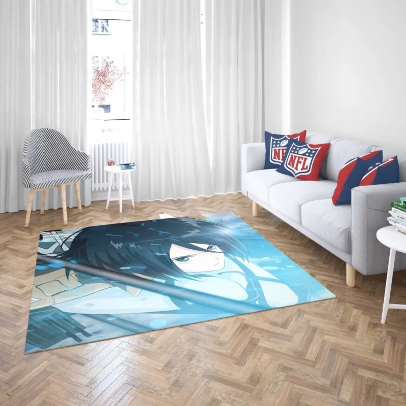 Mikasa Ackerman Unstoppable Force Anime Rug 2