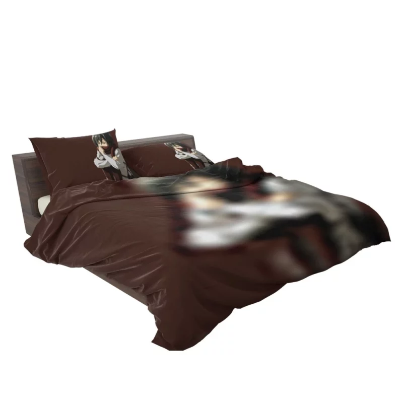 Mikasa Ackerman Unwavering Resolve Anime Bedding Set 2