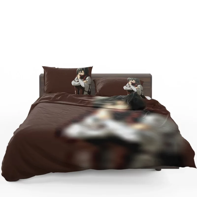 Mikasa Ackerman Unwavering Resolve Anime Bedding Set