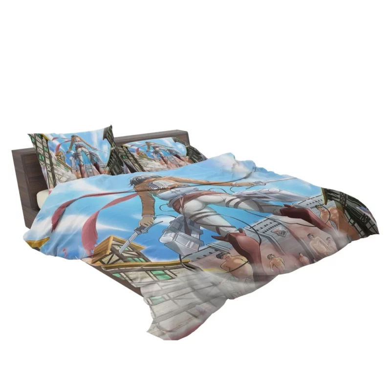 Mikasa Ackerman Warrior Resolve Anime Bedding Set 2