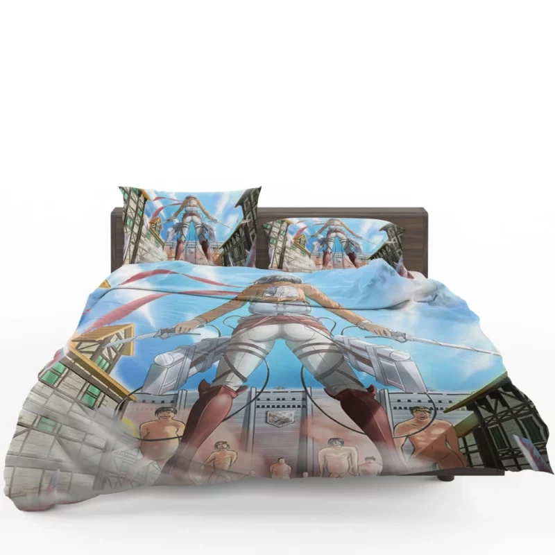 Mikasa Ackerman Warrior Resolve Anime Bedding Set