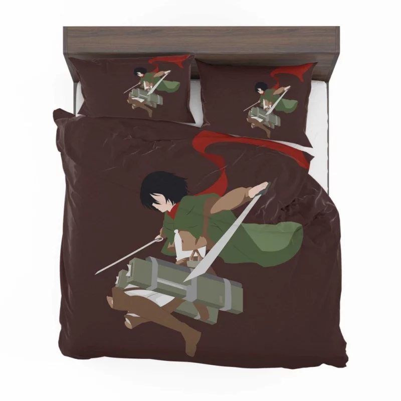 Mikasa Ackerman Wings of Freedom Anime Bedding Set 1