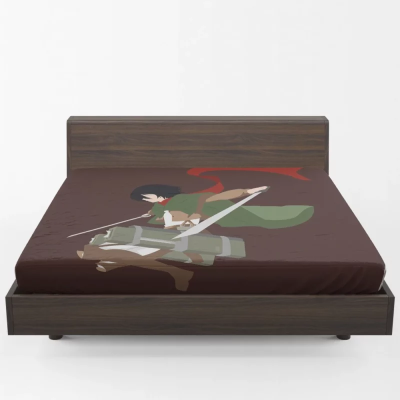 Mikasa Ackerman Wings of Freedom Anime Fitted Sheet 1