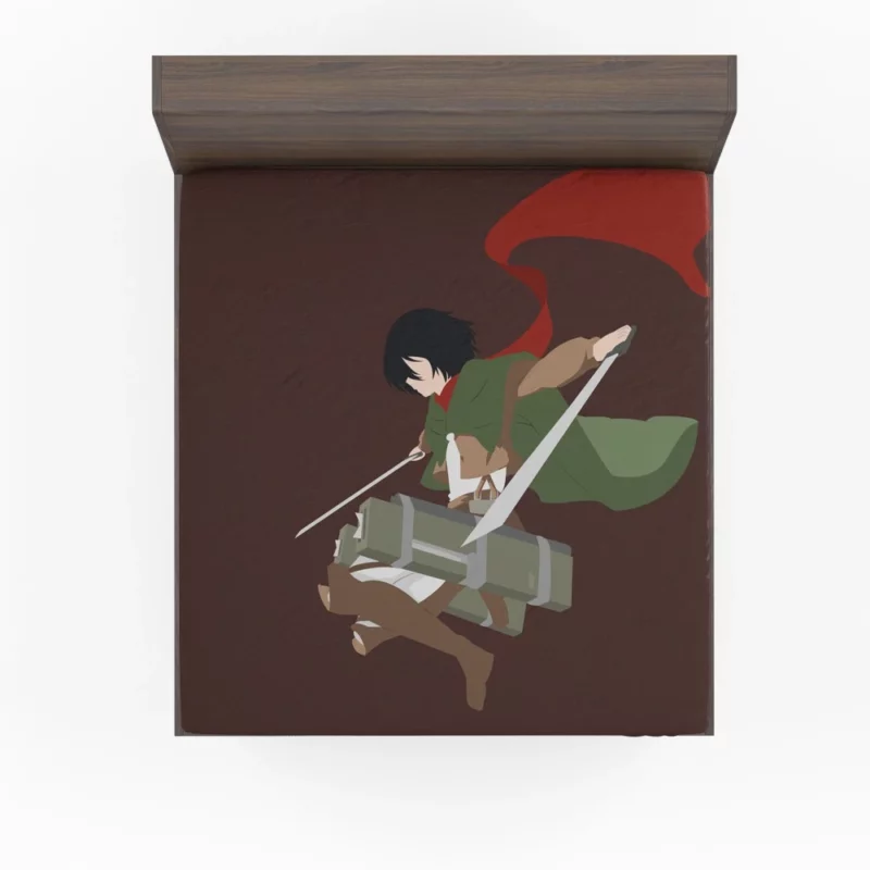 Mikasa Ackerman Wings of Freedom Anime Fitted Sheet